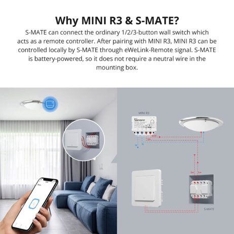 Sonoff Sonoff Mini R3 16A Wifi Bluetooth Smart Switch 7