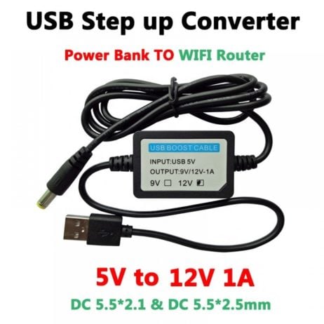 USB Power DC 5V 1A to DC 12V Step Up Module
