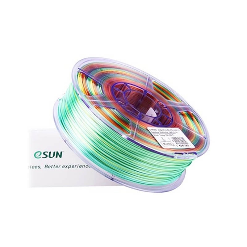 Buy eSilk-PLA filament Rainbow Multicolor Online at