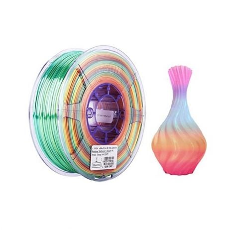 Esun Esun Esilk Pla Rainbow Multicolor 3D Printer Filament 175Mm 1Kg