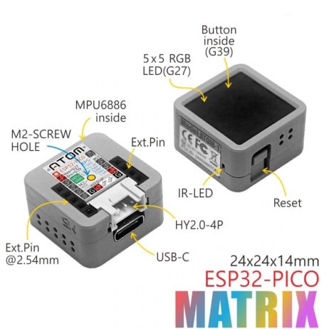 M5 Stack M5Stack Atom Matrix Esp32 Development Kit 4
