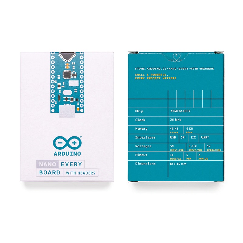 Buy Arduino Nano Every With Headers Online at