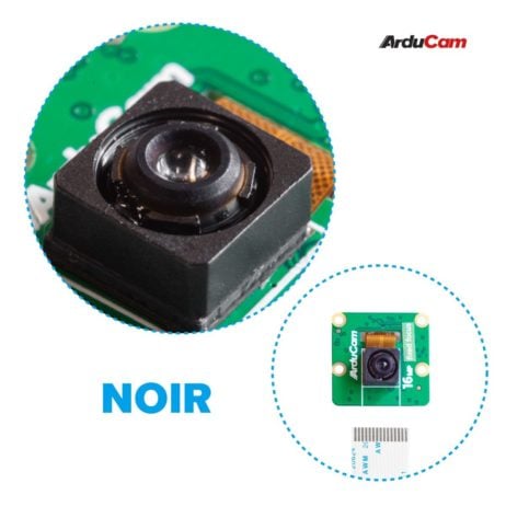 Arducam Arducam 16Mp Imx519 Noir Camera Module For All Raspberry Pi Models 4