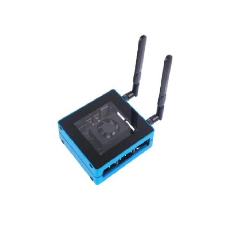 Jetson Sub Mini Pc-Blue With Jetson Xavier Nx Module, Aluminium Case With Cooling Fan, 128Gb Ssd, Wifi, Antennas And Pre-Installed Jetpack System