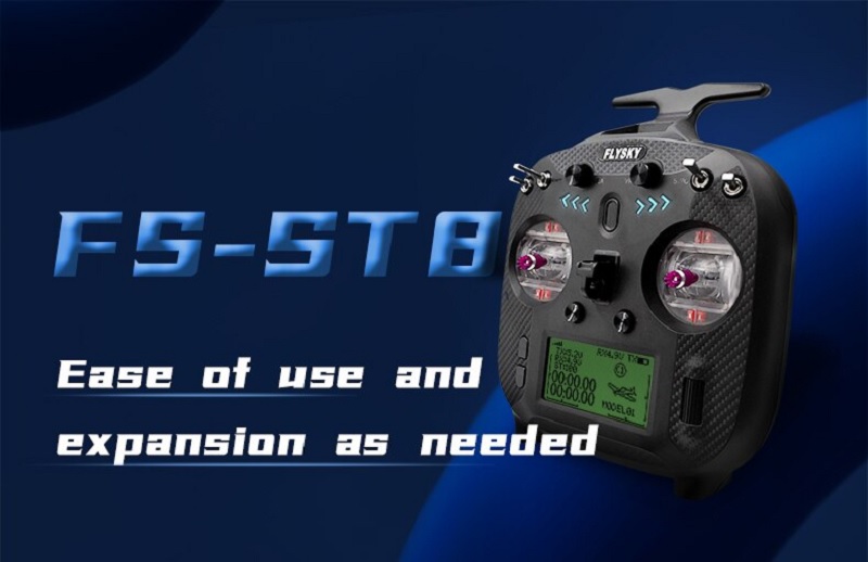 Flysky Fs-St8 2.4 Ghz Ant Transmitter With Fs-Sr8 Receiver (Upgraded  Version) - Robu.In | Indian Online Store | Rc Hobby | Robotics