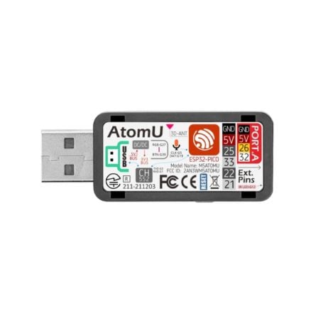 M5Stack Atomu Esp32 Development Kit With Usb-A