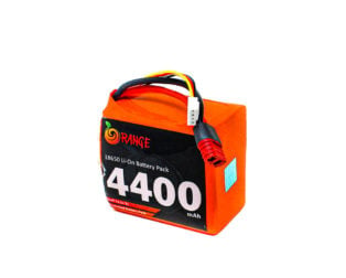 Orange INR 18650 11.1V 4400mAh 2C 3S2P Li-Ion Battery Pack