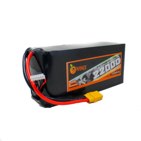 Orange 22000mah 6S 25C (22.2V) Lithium Polymer Battery Pack