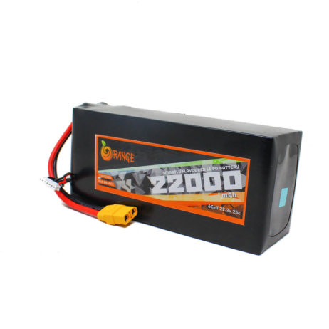 Orange 22000mah 6S 25C (22.2V) Lithium Polymer Battery Pack