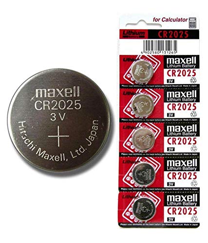 CR2025 Lithium Button Cell Batteries, 4 Pack