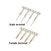 Generic Male Dupont Terminal Reed Connector 2.54Mm 5 Pins 4 1