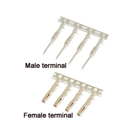 Generic Male Dupont Terminal Reed Connector 2.54Mm 5 Pins 4