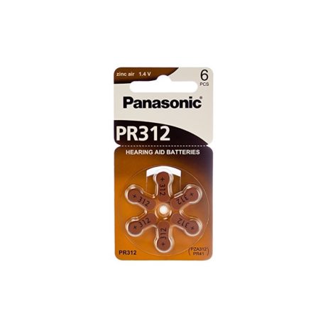 Panasonic Hearing Aid Battery Size Pr312/Pr41