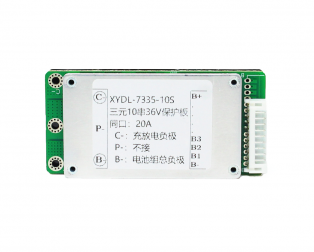 10S 36V 20A Lithium Ion Battery BMS PCB Balance Board with Cable