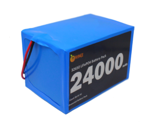 Orange IFR 32650 38.4V 24000mAh 3C 12S4P LiFePO4 Battery Pack