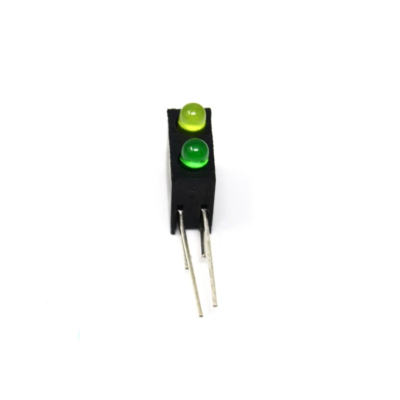Generic 3Mm Double Hole Led Light Holder With Light Yellowgreen Pack Of 10 1320721 2
