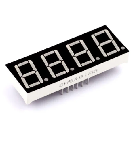 0.56 Inch With Clock Red 4-Digit 7 Segment Led Display Cc