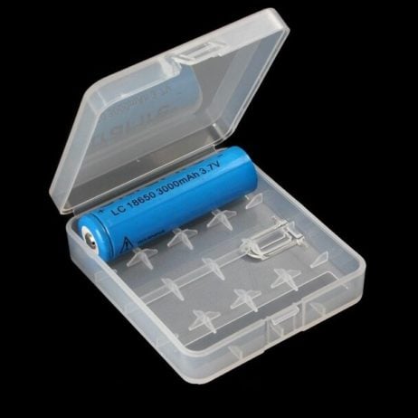 Transparent Waterproof 4 X 18650 Battery Portable Clear Plastic Storage Box