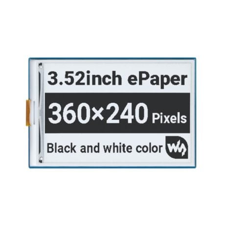 Waveshare 3.52Inch E Paper Hat 1
