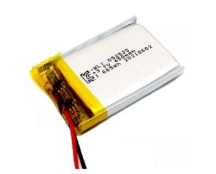 450 mAh 3.7V single cell Rechargeable LiPo Battery