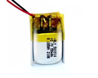 50 mAh 3.7V single cell Rechargeable LiPo Battery