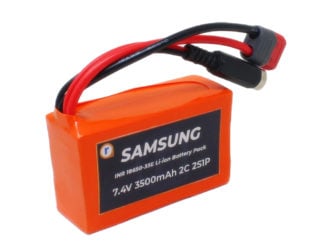 Samsung INR18650-35E 7.4V 3500mAh 2C 2S1P Li-ion Battery Pack