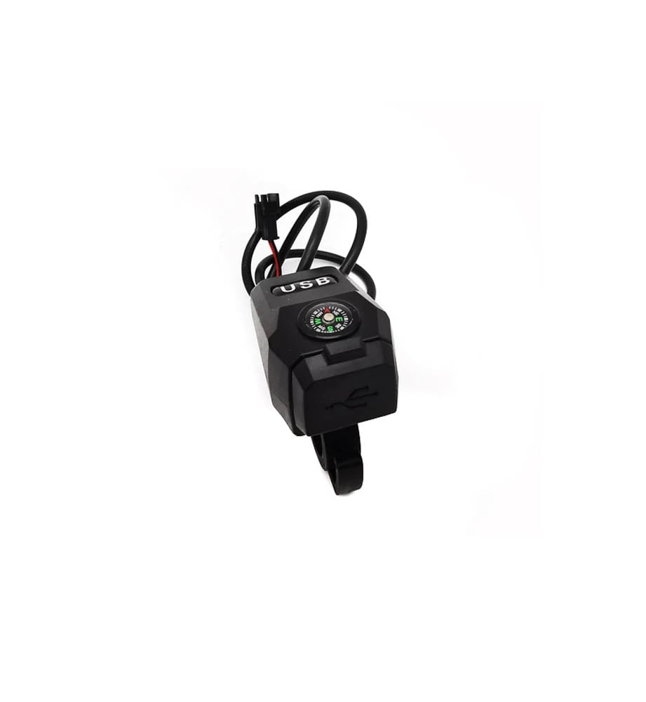Generic Motorcycle E Scooter Mobile Usb Charger With Helmet Hook Waterproof 3