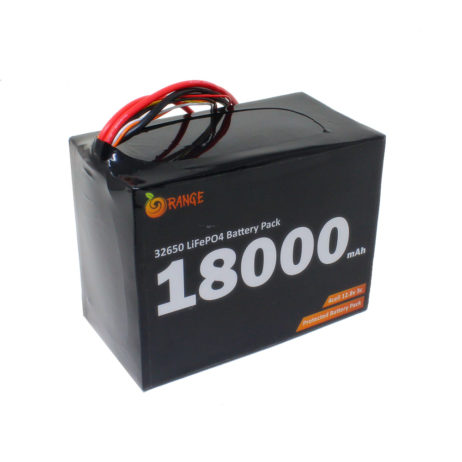 Orange Ifr 32650 12.8V 18000Mah 3C 4S3P Lifepo4 Battery Pack