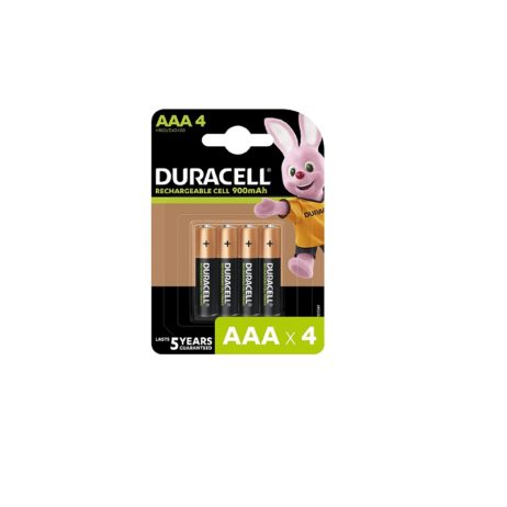 Duracell Rechargeable Batteries Aaa 900Mah