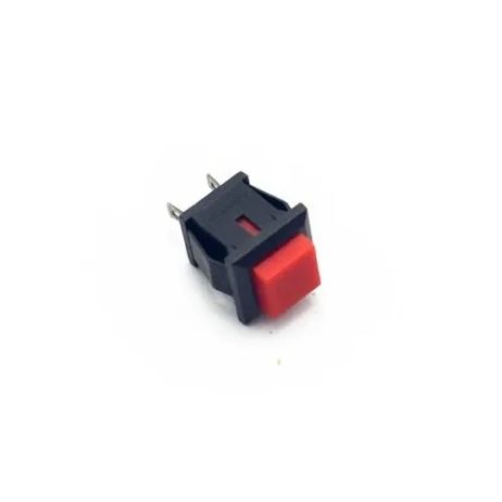 Generic Red Ds 431 2Pin Off On Self Reset Square Push Button Switch（Nc Press Break）