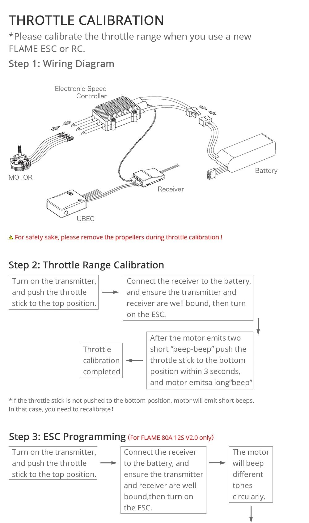 T-Motor Wiring Steps