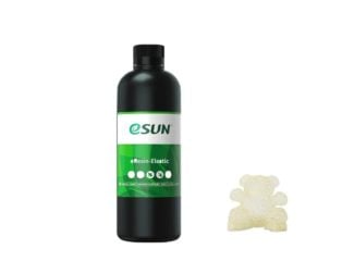 Esun eResin-ELastic Transparent Yellow(0.5KG) 3D Printing Photopolymer Resin