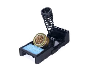 YIHUA X-4 Premium Soldering Iron Holder with Brass Wool, Cleaning Sponge and Solder Tip Slots