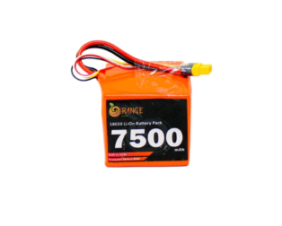 Orange NMC 18650 11.1V 7500mAh 3C 3S3P Li-Ion Battery Pack