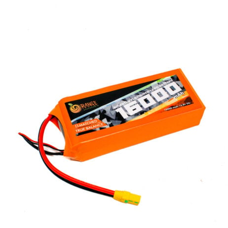 Orange 1125096 Orange 16000Mah 4S 35C 70C 14.8V Lithium Polymer Battery Pack