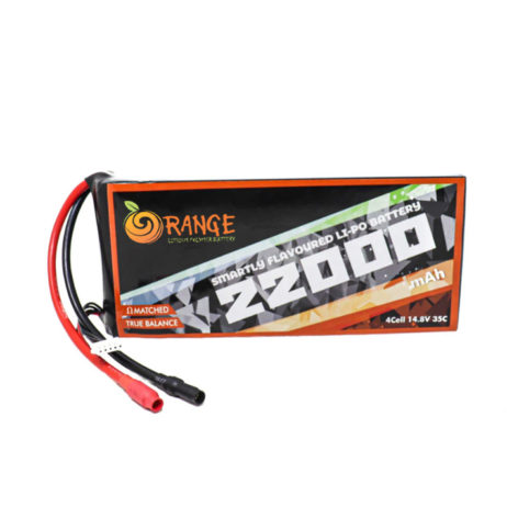 Orange 1125098 Orange 22000Mah 4S 35C 70C 14.8V Lithium Polymer Battery Pack