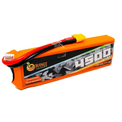 Orange 1125106 Orange 4500Mah 3S 35C 70C 11.1V Lithium Polymer Battery Pack