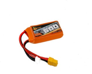 Orange 11.1V 600mAh 25C 3S Lithium Polymer Battery Pack