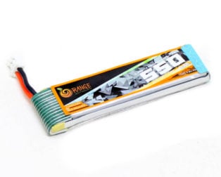 Orange 3.8V 550mAh 90C 1S HV Mini FPV Quad Lithium Polymer Battery Pack