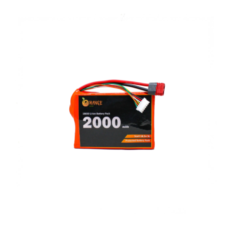 Orange 1242765 Orange Icr 18650 Li Ion 2000 Mah 5S 18.5V 5S1P Protected Battery Pack 3C