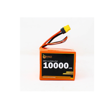 Orange 1313992 Orange Isr 18650 Li Ion 10000Mah 11.1V 3S4P Protected Battery Pack – 8C