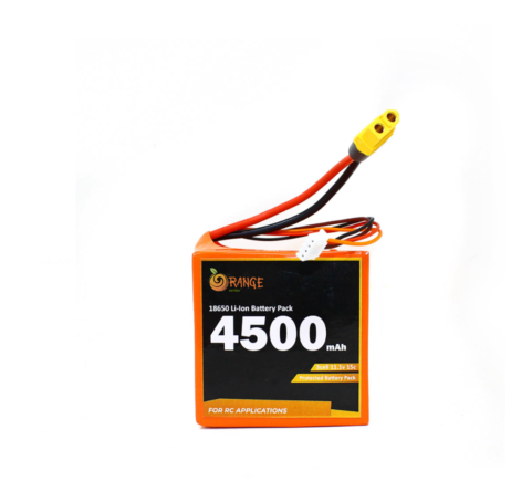 Orange 1314004 Orange Isr 18650 Li Ion 4500Mah 11.1V 3S3P Protected Battery Pack – 15C