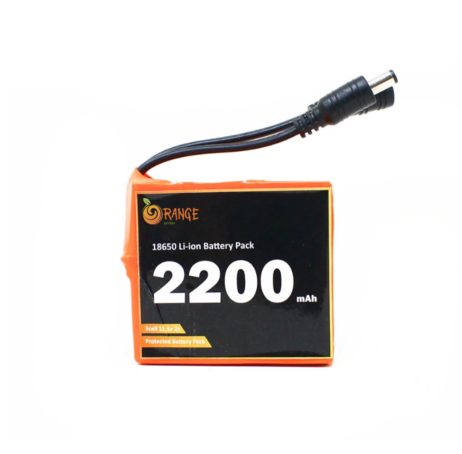 Orange 1314587 Orange 18650 Li Ion 2200Mah 11.1V 3S1P Protected Battery Pack 2C With Dc Jack Male Female