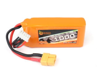 Orange 14.8V 1000mAh 30C 4S Lithium Polymer Battery Pack