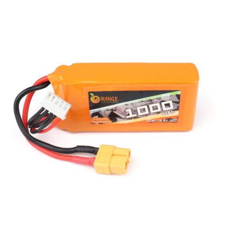 Orange 23763 Orange 1000Mah 4S 30C 60C Lithium Polymer Battery Pack Lipo