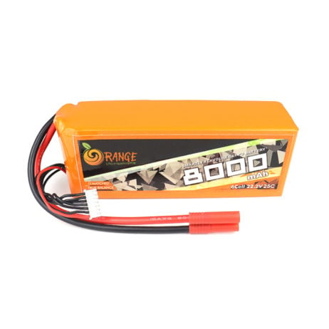 Orange 23780 Orange 8000Mah 6S 25C 50C Lithium Polymer Battery Pack Lipo