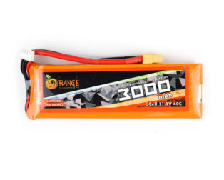 30989 Orange 3000Mah 3S 40C 80C Lithium Polymer Battery Pack Lipo