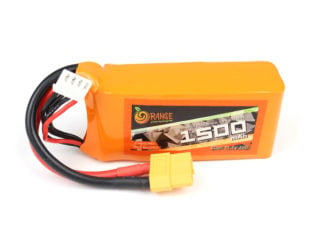 31999 Orange 1500Mah 3S 30C 60C 11.1V Lithium Polymer Battery Pack