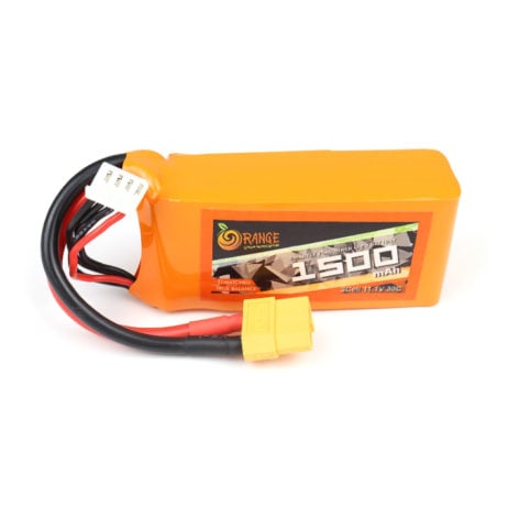 Orange 31999 Orange 1500Mah 3S 30C 60C 11.1V Lithium Polymer Battery Pack