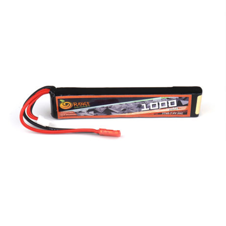 Orange 43021 Orange 1000Mah 2S 20C 40C 7.4V Lithium Polymer Battery Pack